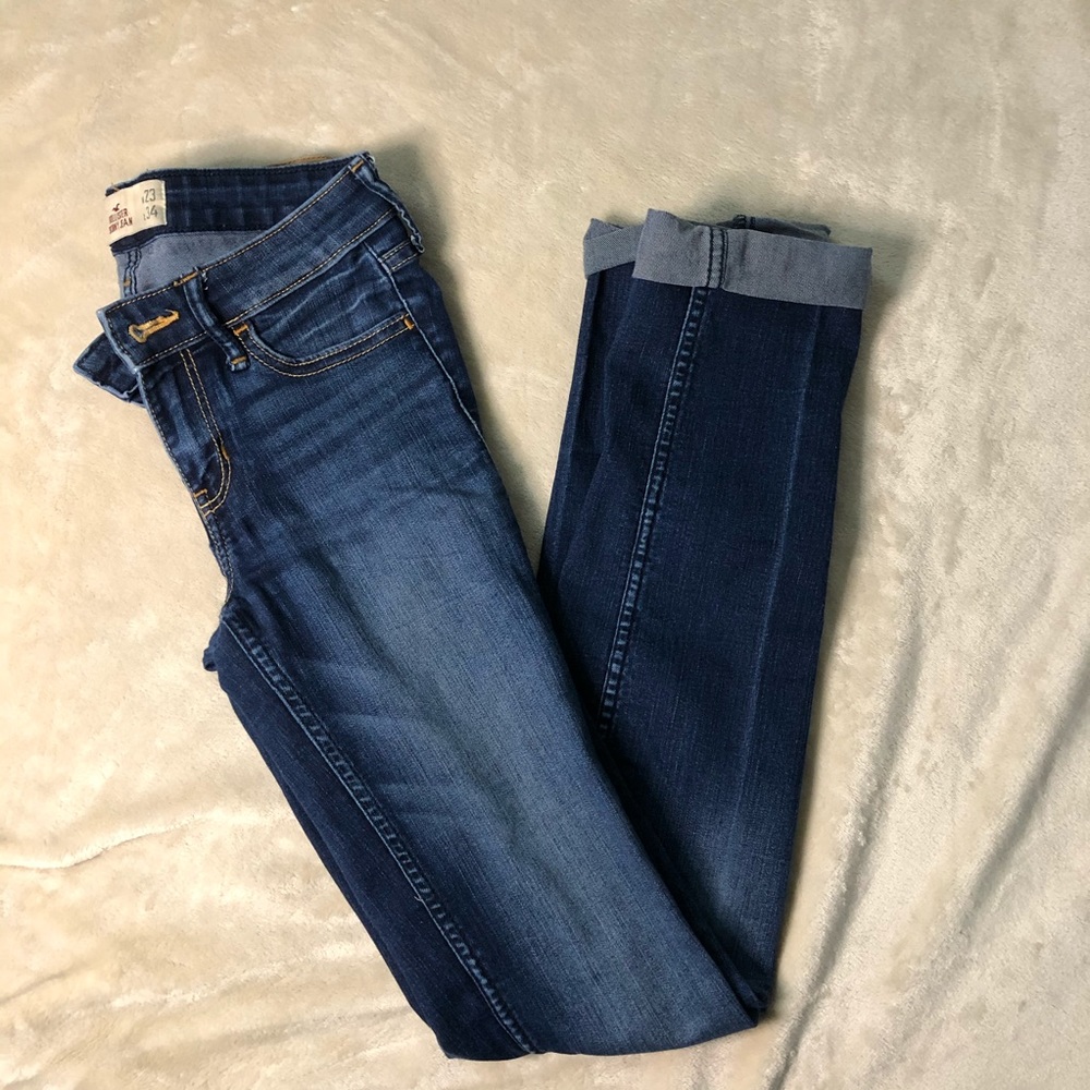 👖Hollister long skinny jeans